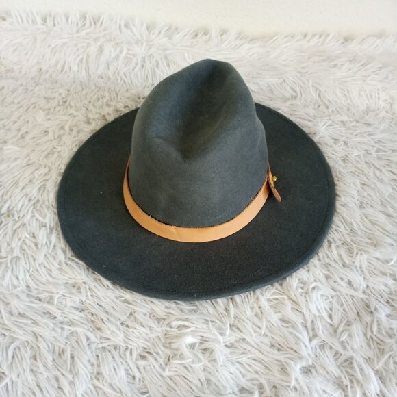 Lack of Color Free People Rocco Hat Wool CHARCOAL GRAY SIZE S-M - Picture 8 of 10